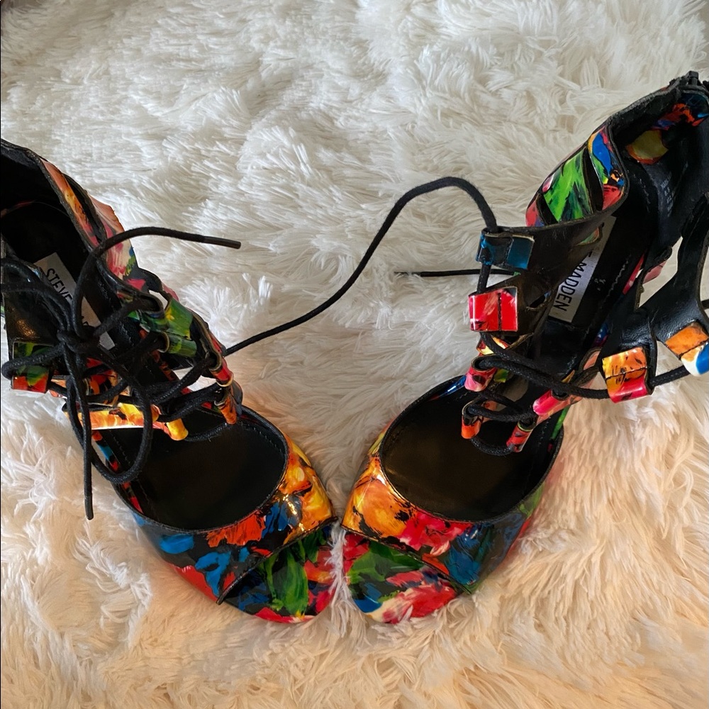 Steve Madden colorful heels size 8.5
